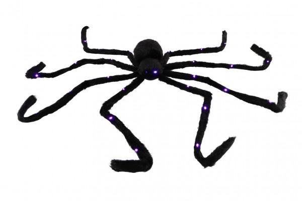 Teddies Pavouk velký plyš 125 x 9 cm se světlem karneval