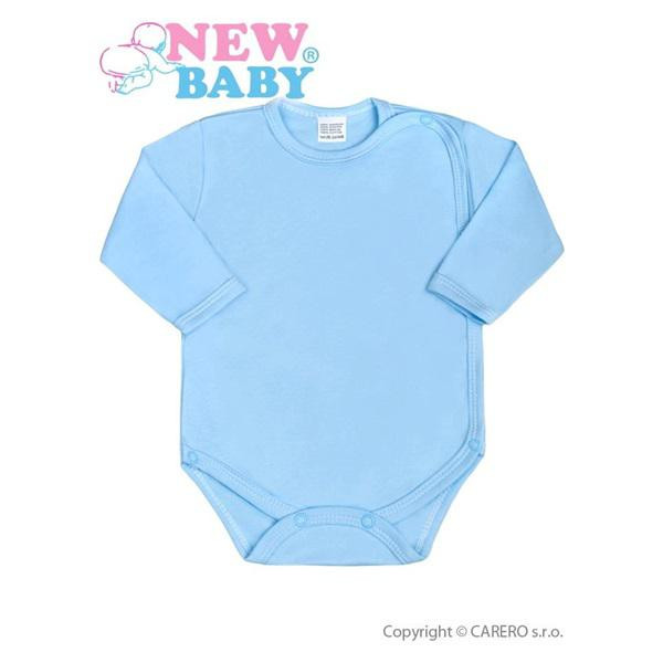 NEW BABY Kojenecké body celorozepínací New Baby Classic Modré