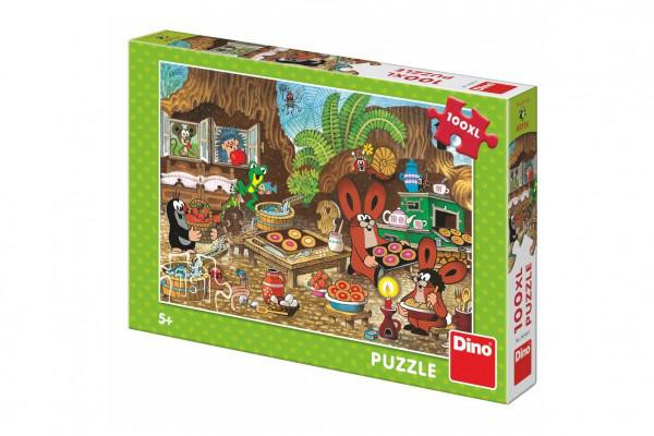 Dino Puzzle Krtek v kuchyni 47x33 cm 100 XL dílků