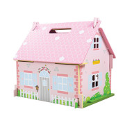 Přenosný dřevěný domeček pro panenky Bigjigs Toys