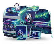 Set 5 Zippy Plus Aurora: aktovka, penál, sáček, zástěra, peněženka GRS Baagl