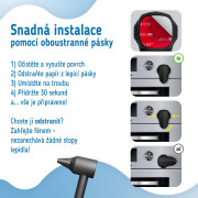 Bezpečnostní zámek na dvířka trouby, odolný proti teplu 1 ks Sipo