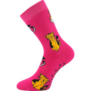 Ponožky dětské froté Sibiř 08 ABS s obrázky dívčí(3 páry) 