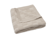 Deka 75 x 100 cm Box Knit Warm Sand Jollein
