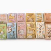 Ozdobná lepicí páska dětské motivy sada Washi 