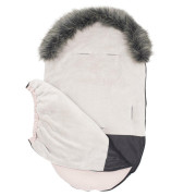 Dětský fusak New Baby s kožíškem