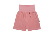 Kojenecké kraťasy mušelín růžová - Baby Service Vel. 68