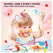 Prstové barvy s vůní 8 ks Jarmelo