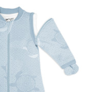 Spací pytel s rukávy Lodger Matcha Blue Fogg