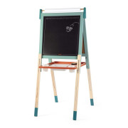 Oboustranná dřevěná magnetická tabule polohovatelná mentolová Janod