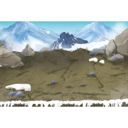 Metalická samolepková knížka Dinosauři