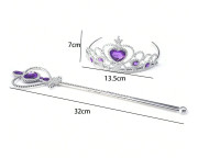 Locika sada doplňků Princezna s korunkou a žezlem FunCo