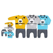 Kojenecké tepláčky a mikinka Koala Surprise šedá 