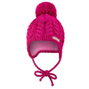 Čepice pletená zavazovací copánky Outlast ® - růžová