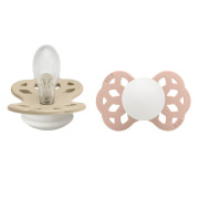 Infinity symetrické dudlíky silikon 6 - 36 měsíců 2 ks Bibs