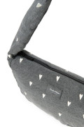 Denim Mini Cross Body Bag Grey Hearts Studio Noos