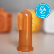 Silikonový kartáček na prst Blomka 6 m+ Kidnort