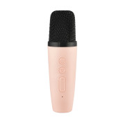 Bluetooth mini karaoke set s mikrofonem a reproduktorem Pink