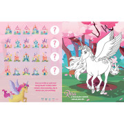Veselé vybarvování se super samolepkami Jednorožci