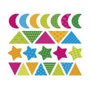 Samolepky Geometrické tvary 150 ks Janod