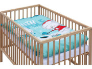 Dětská postýlka s kompletní výbavou 120 x 60 cm, Ledy Scarlett