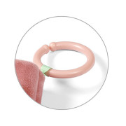 Senzorická látková knížka Rabbit Karo pro miminka BabyOno