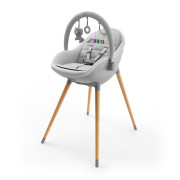 Jídelní židlička a lehátko Fini Up 2 v 1 Grey Kinderkraft