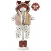 Realistická panenka miminko se zvuky a měkkým látkovým tělem Llorens