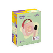 Bluetooth mini karaoke set s mikrofonem a reproduktorem Pink
