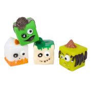 Kostka příšera antistresová mačkací silikon 5x5 cm