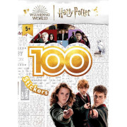 100 samolepek s omalovánkovými listy Harry Potter