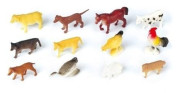 Zvířátka figurky mini farma 12 ks