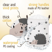 Koš na hračky bavlněný uzavíratelný 43 l Sipo