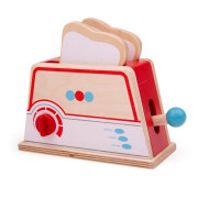 Dřevěný toaster s puntíky Bigjigs Toys