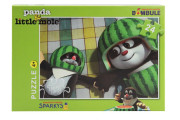 Puzzle Krtek a Panda - meloun, 24 dílků