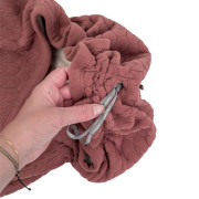 Wrapper Fleece Empire Longer ROSEWOOD