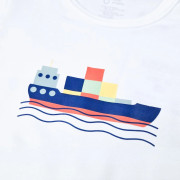 Tričko tenké KR obrázek Outlast® UV 50+ bílá/loď 