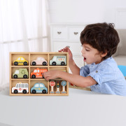 Dopravní prostředky a značky Pastel 12 ks Tooky Toy