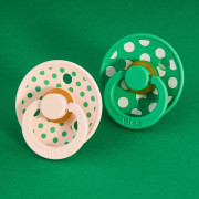 Dudlík z prírodního kaučuku Colour Polka 0 - 6 měsíců Bibs
