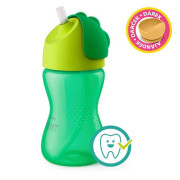Hrneček s ohebným brčkem 300 ml chlapec+dárek PETITE&MARS Miska 6m+ Philips Avent