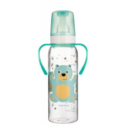 Láhev s potiskem CUTE ANIMALS 250 ml a úchyty 