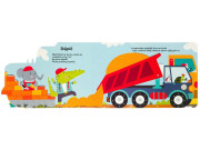 Tvarované leporelo se zvuky - Na stavbě