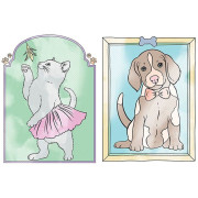 Maluj vodou A4 Štěňátka a koťátka