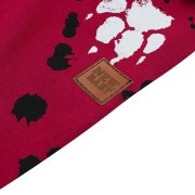 Kojenecký bavlněný šátek na krk New Baby Paw tmavě růžový M