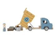 Náklaďák se sklápěčkou dřevěný Little Dutch