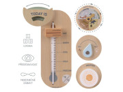 Dřevěná Montessori deska Počasí