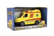 Auto ambulance plast 20cm na setrvačník se zvukem a světlem