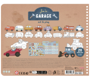 Kniha s vystřihovacími auty Jim Little Dutch