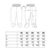 Polodupačky tenké TISK UV 50+ Outlast® moře 
