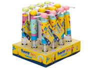 Bublifuk s vrtulkou na baterie se světlem 21,5 cm